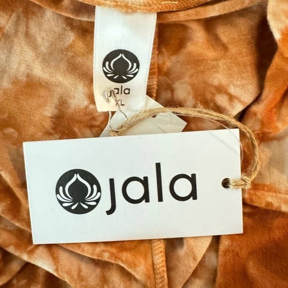 JALA Bhakti Yoga Wide Leg Pant Rust Dye Size XL NEW - Picture 5 of 6